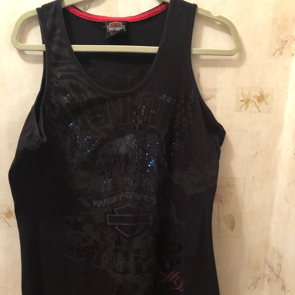 Harley Davidson Sleeveless Sparkle Tank